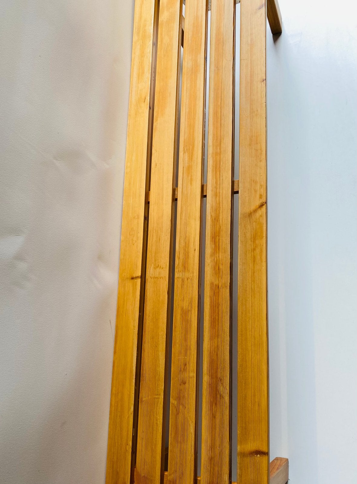Pine latten-tafel Scandinavisch design , jaren 70, Ophalen, Huis en Inrichting
