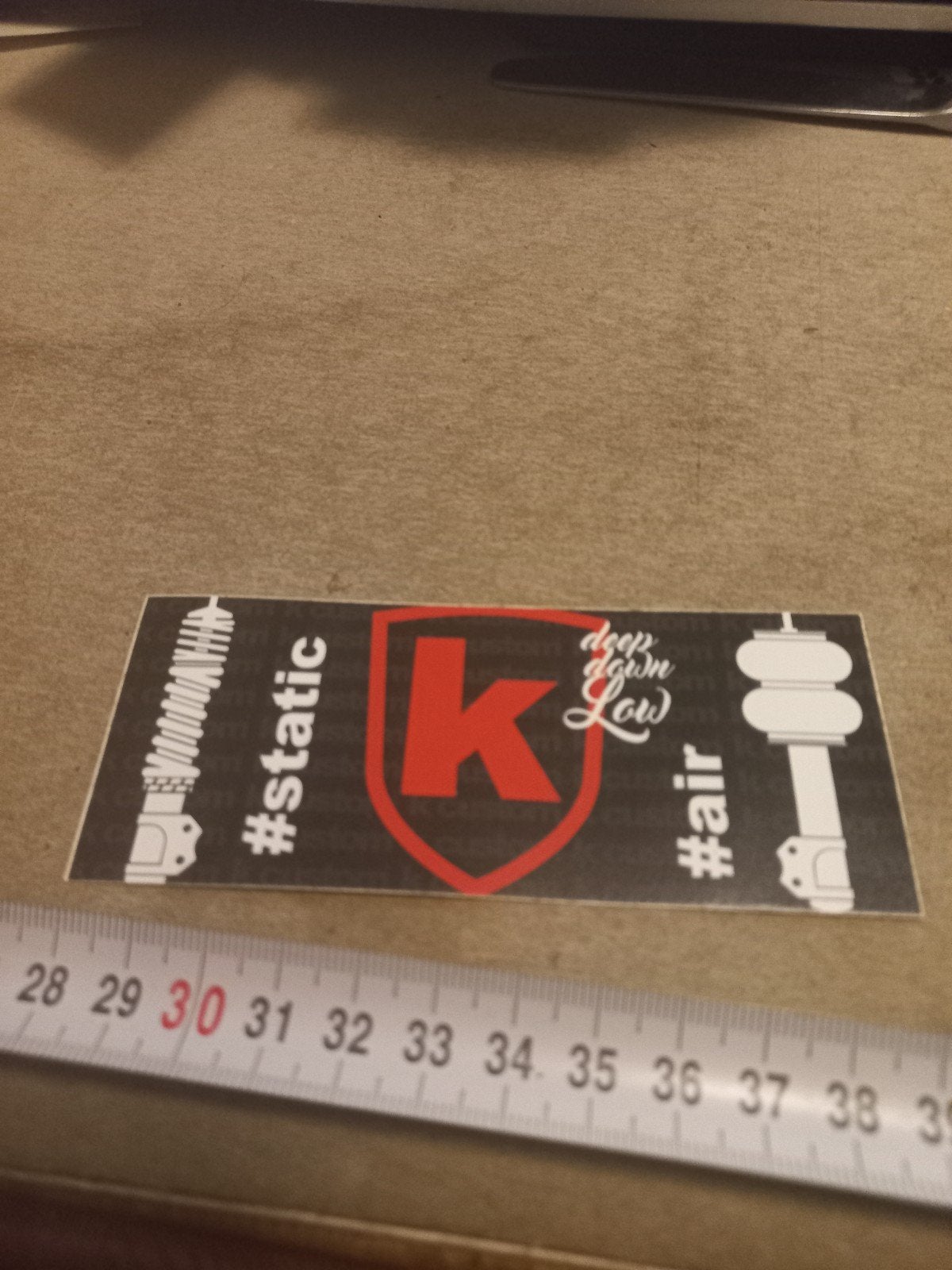 Deep Down Low #static #air sticker, Ophalen of Verzenden