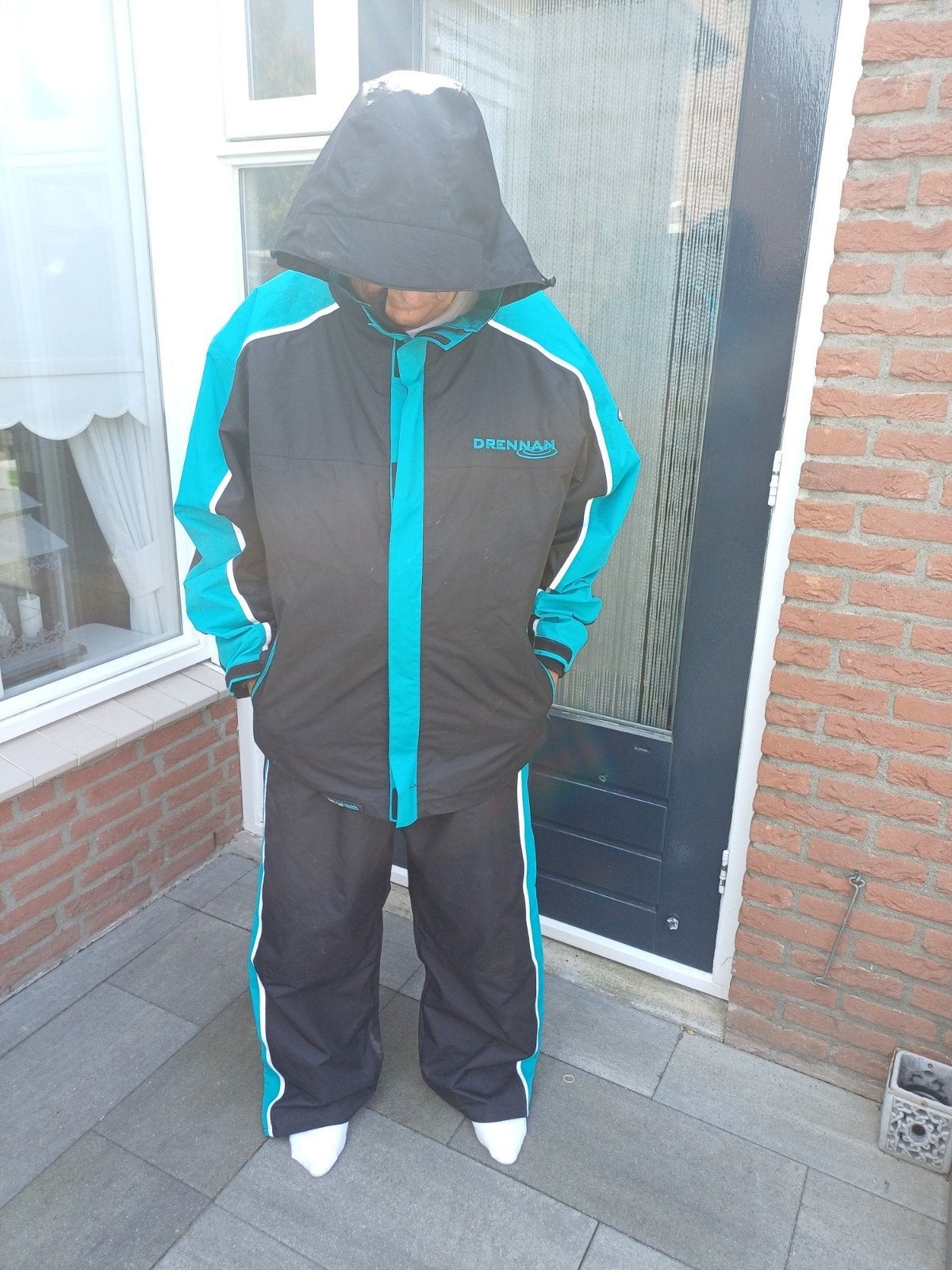 Drennan viskleding set (pak, hoodie, T-shirt, handdoek), Ophalen, Zo goed als nieuw, Complete set