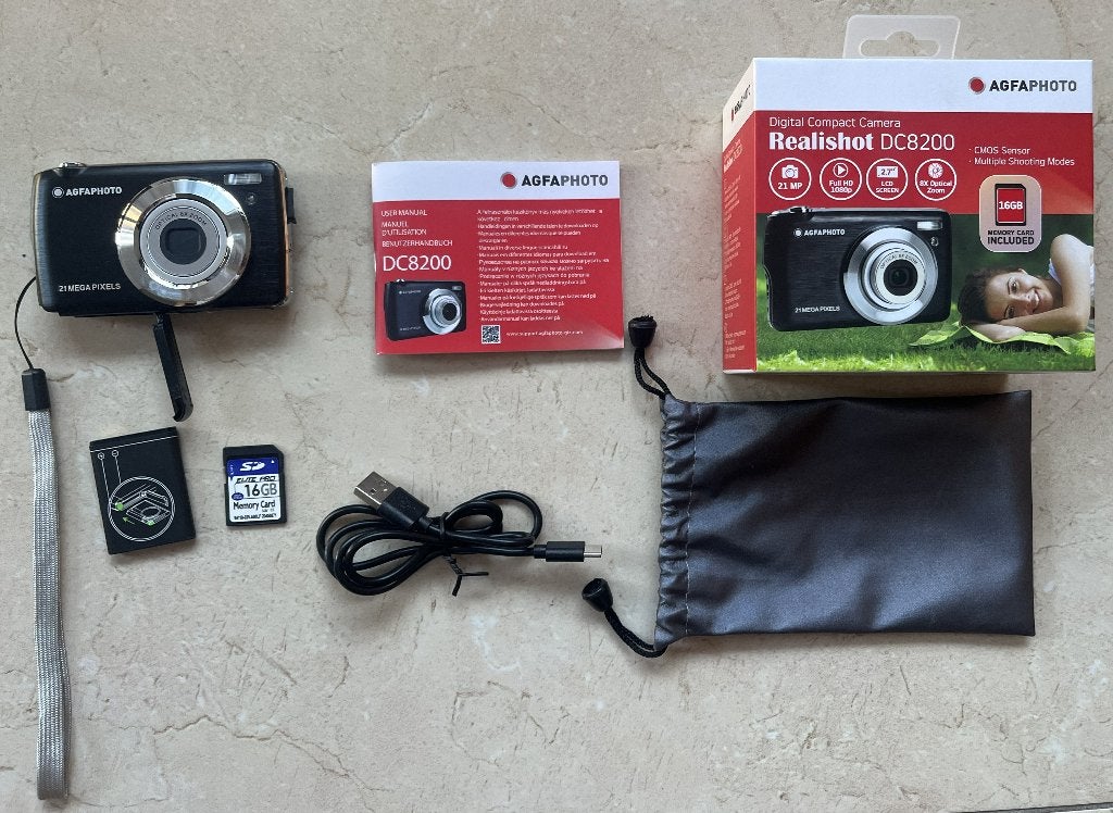 AGFAPHOTO Camera Realishot DC8200, Gebruikt, 21 megapixels, Compactcamera, Geheugenkaart