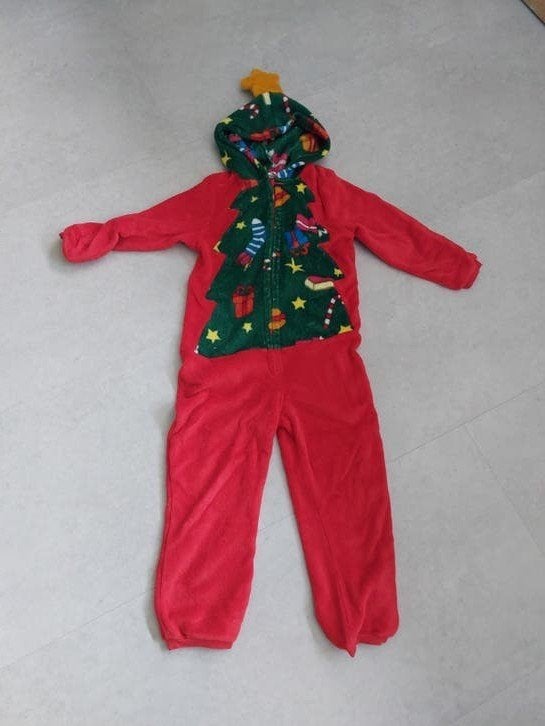 Hema Kerst onesie maat 110/116, Kinderen en Baby's, Ophalen, Nacht- of Onderkleding, Jongen of Meisje, Zo goed als nieuw