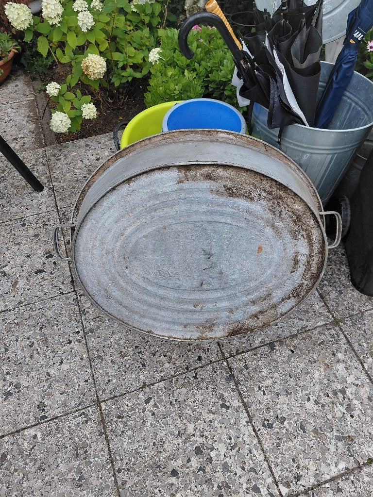 Zinken tijl, Overige materialen, Gebruikt, Minder dan 30 cm, Rond