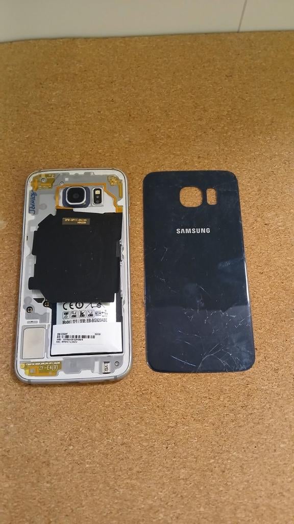 Samsung Galaxy (S6, S7 of S8) Zonder doos. Onderdelenwaarde., Telecommunicatie, Mobiele telefoons | Samsung, Ophalen, Blauw, 32 GB