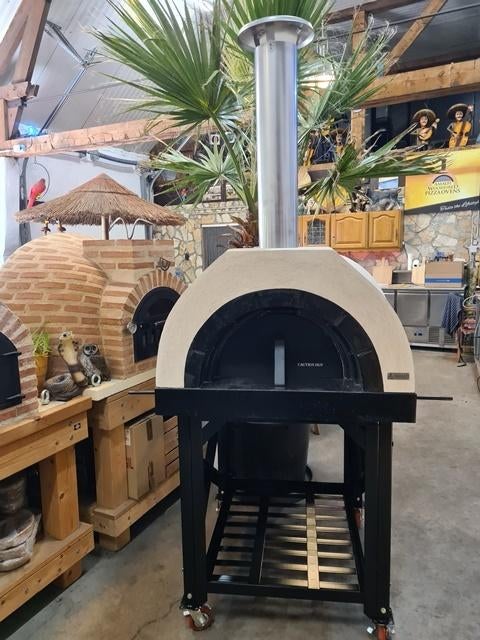 Amalfi houtgestookte pizzaoven AD80 op steel base, Ophalen of Verzenden, Nieuw, AMALFI