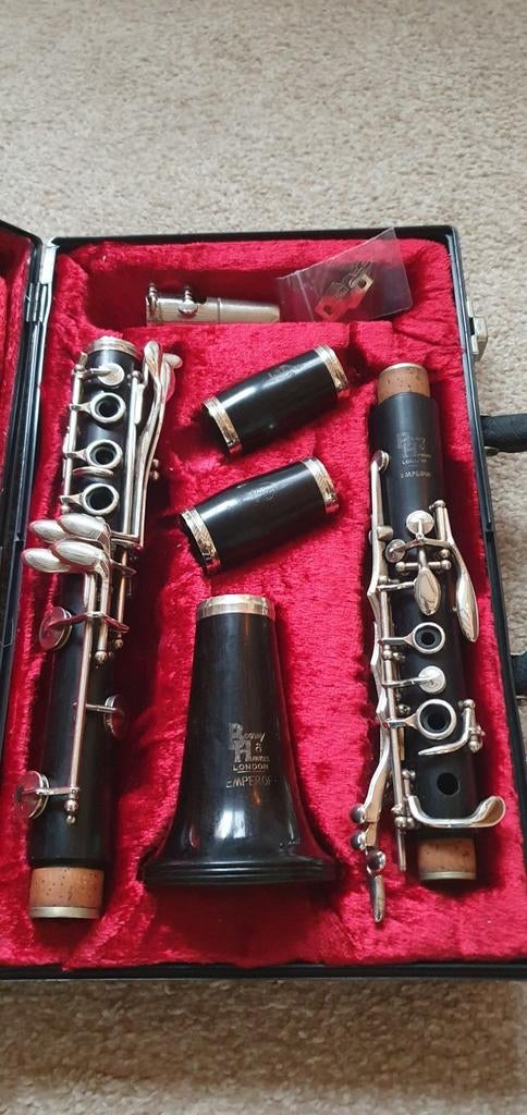 Boosey & Hawkes Emperor Bb klarinet, Muziek en Instrumenten, Blaasinstrumenten | Klarinetten, Ophalen of Verzenden, Hout