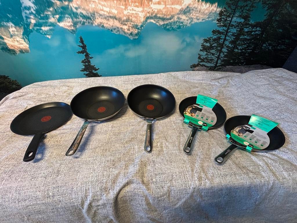 Nieuw Jamie tefal Oliver Pannenset - Koekenpannen & Wok, Ophalen of Verzenden, Nieuw