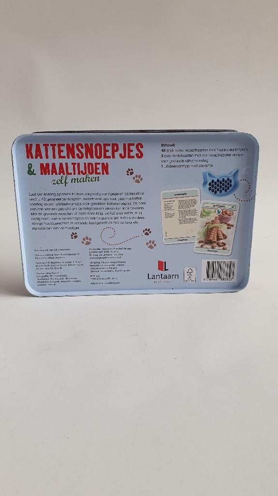 Kattensnoepjes en Maaltijden Zelf maken, recepten blik. 7B15, Ophalen of Verzenden, Vee