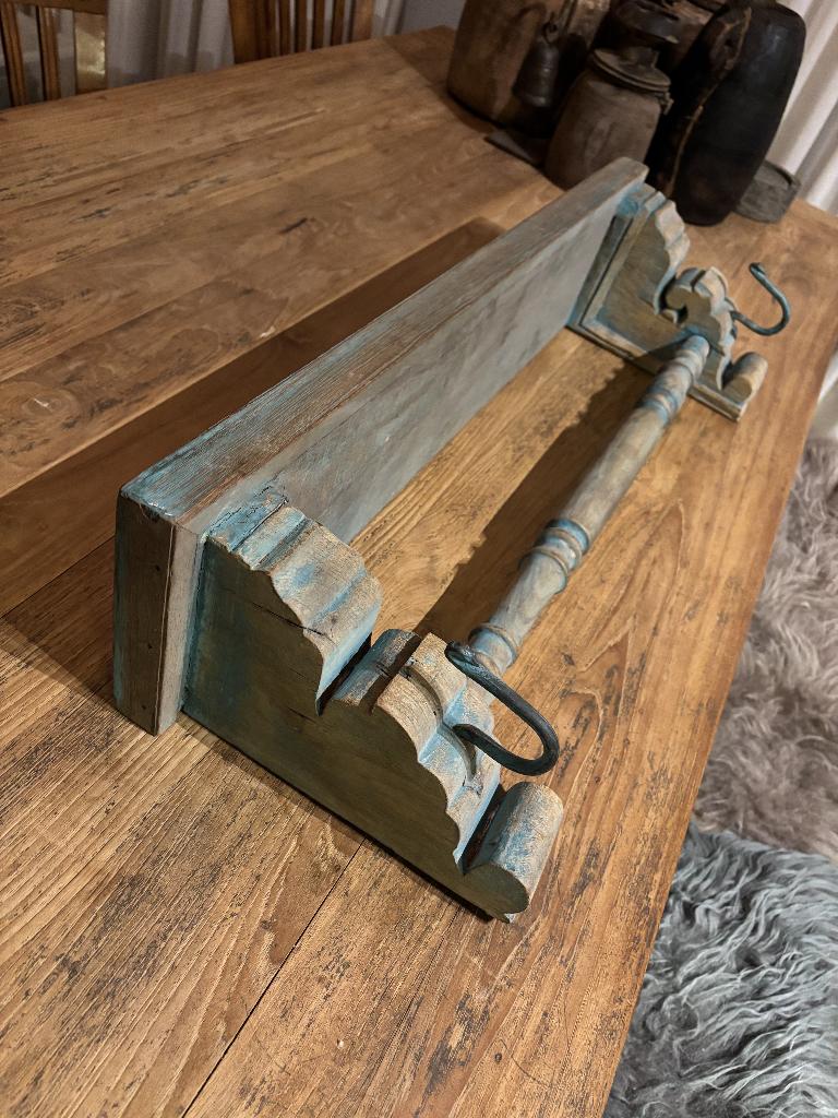 kapstok oud hout india landelijk regaal, Zo goed als nieuw, Minder dan 100 cm, Hout, Ophalen