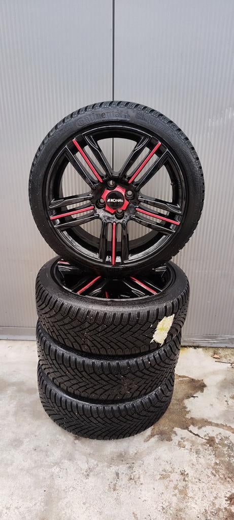 Winterset Volkswagen UP 17 Inch Continental 7-8mm, Ophalen, Gebruikt, Banden en Velgen, 17 inch