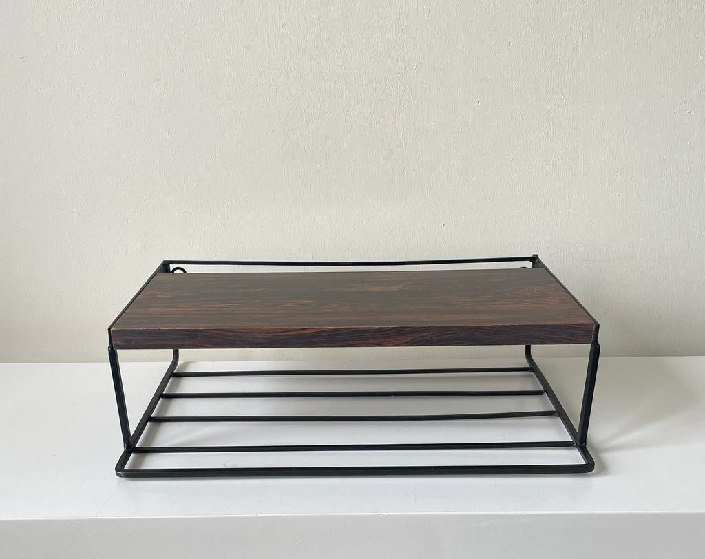 Vintage wand telefoon/of boekenrekje, jaren 1960, Huis en Inrichting, Woonaccessoires | Wandplanken en Boekenplanken, Ophalen of Verzenden