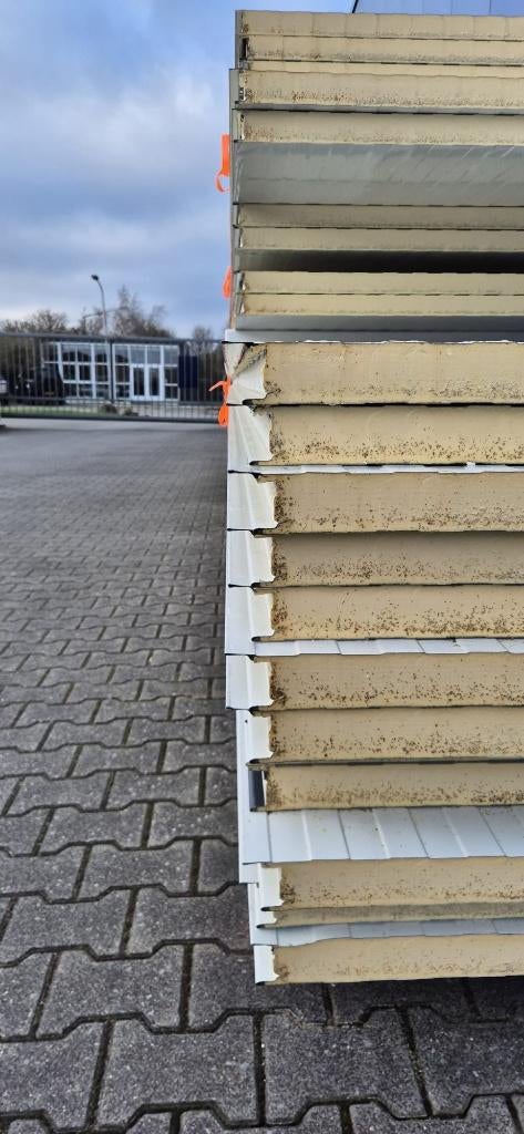 Goedkoop sandwich, gevel, wandpanelen lang 60mm B-keus, Doe-het-zelf en Verbouw, Platen en Panelen, Ophalen, Zo goed als nieuw