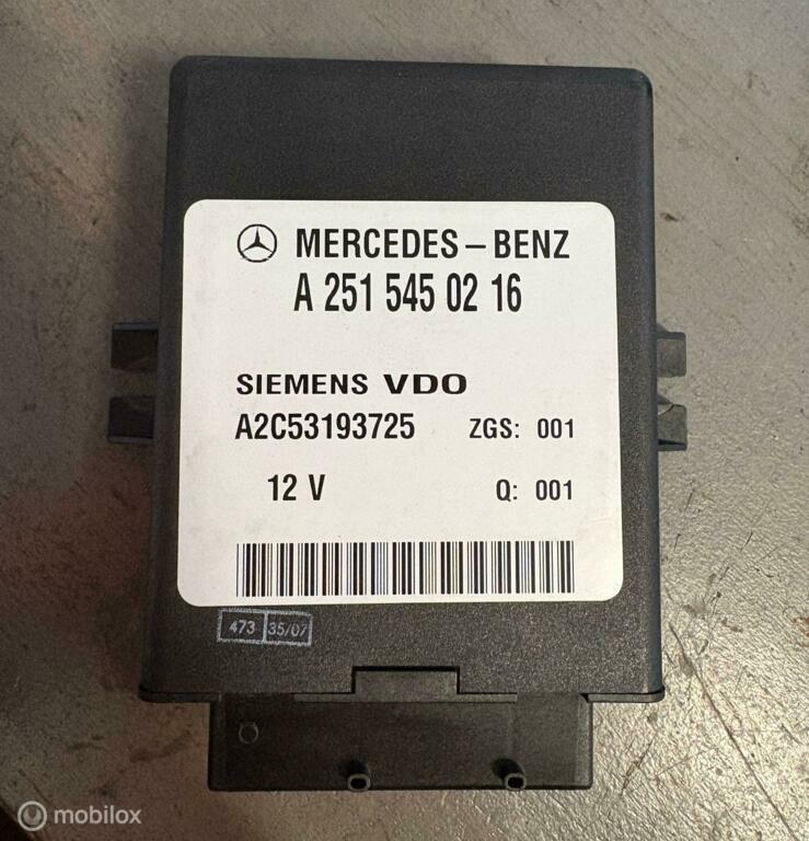 Luchtveringmodule Mercedes E-klasse W211 (02-09) A2515450216, Gebruikt, Mercedes-Benz, Ophalen of Verzenden, Mercedes-Benz