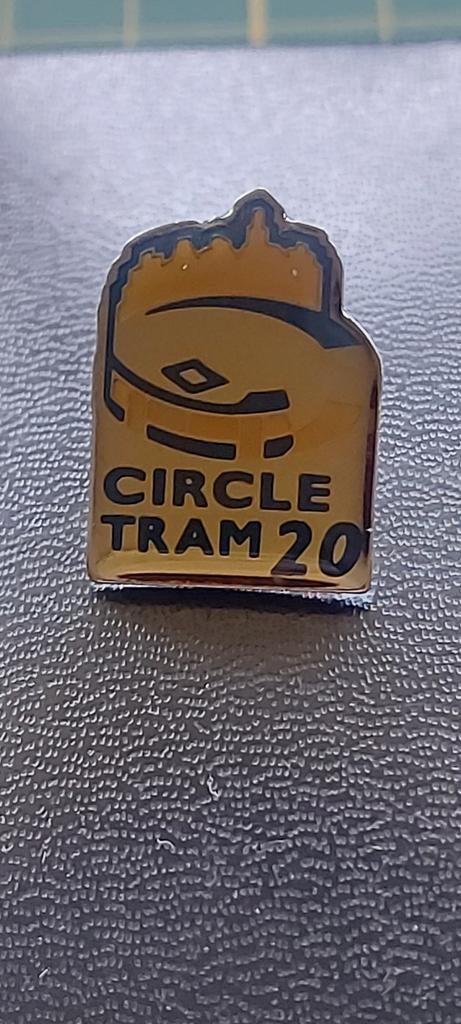 GVB Amsterdam Cirkel Tram Pin, Verzamelen, Spoorwegen en Tramwegen, Ophalen of Verzenden