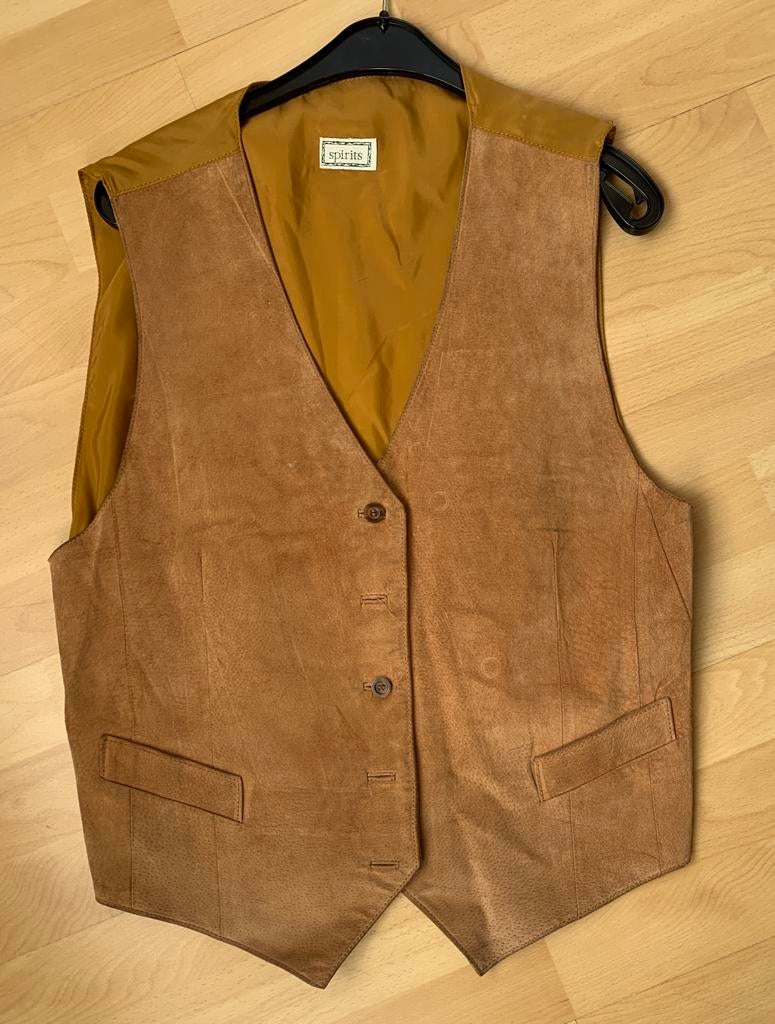 Dames suede vestjes en body warmers, Kleding | Dames, Ophalen of Verzenden, Zo goed als nieuw, Maat 38/40 (M), Bruin