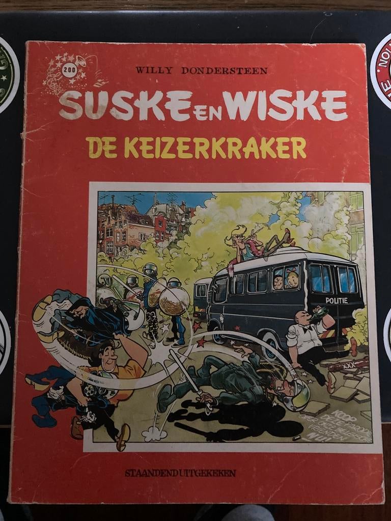 SUSKE en WISKE - De Keizerkraker - illegaal album, Boeken, Stripboeken, Gelezen, Eén stripboek, Ophalen of Verzenden, Willy Dondersteen