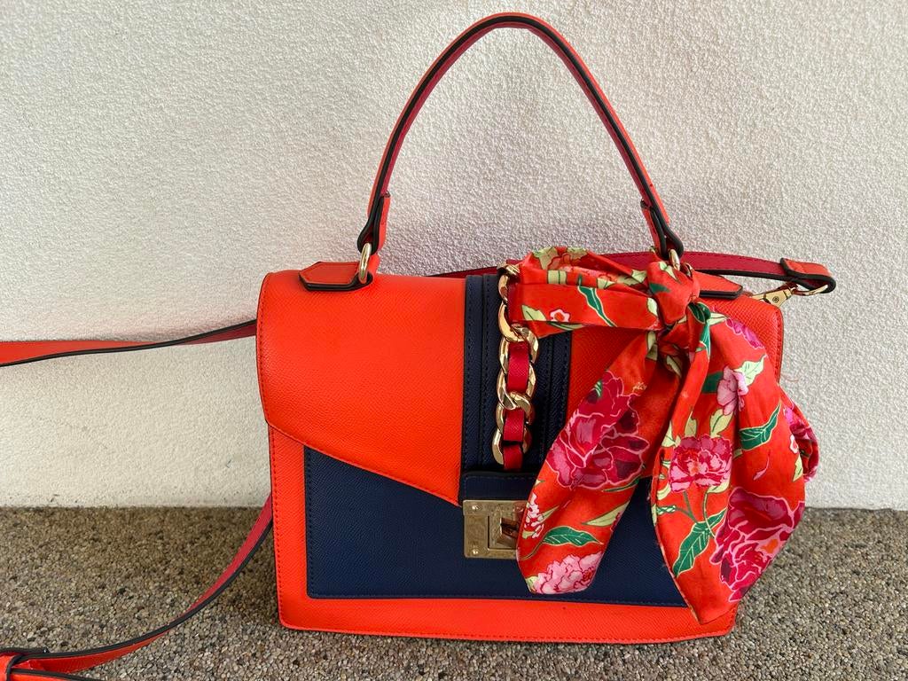 Aldo Handtas - Stijlvol en Elegant, Sieraden, Tassen en Uiterlijk, Ophalen of Verzenden, Zo goed als nieuw, Oranje, Handtas