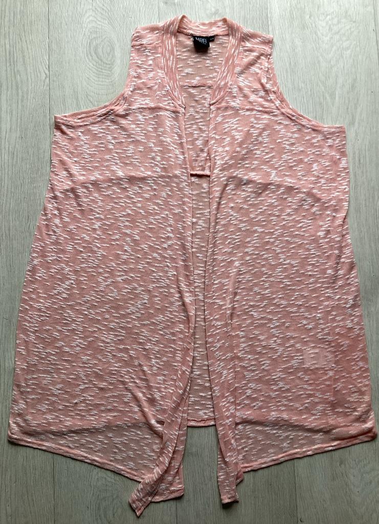 Roze vest zonder mouwen maat 54/56 plus size, Kleding | Dames, Grote Maten, Trui of Vest, Ophalen of Verzenden, Zo goed als nieuw
