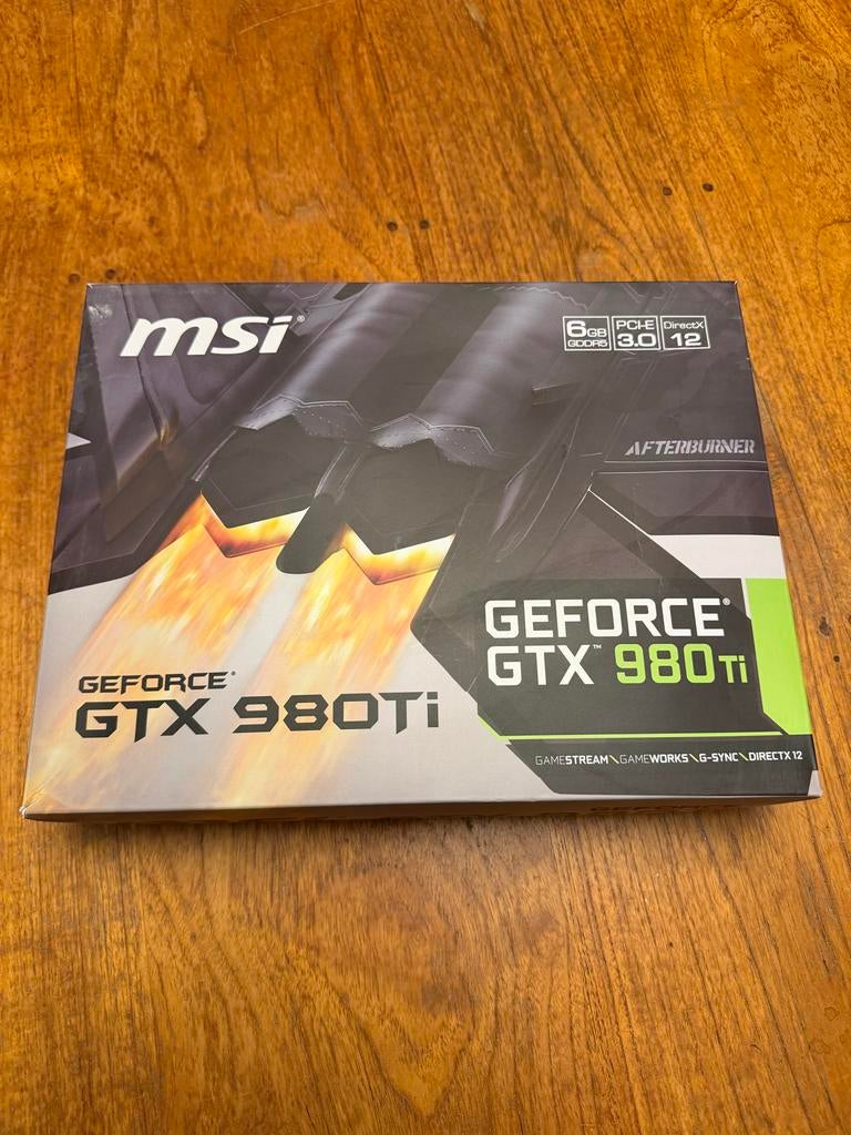 MSI GTX 980Ti Grafische Kaart, Computers en Software, Videokaarten, PCI-Express 3, Gebruikt, HDMI, Ophalen of Verzenden