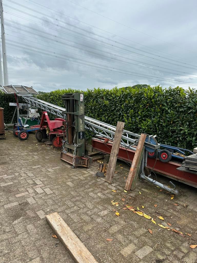 Bouwlift 230v, Ophalen