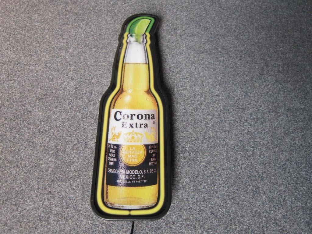 CORONA BIER LAMP LICHTRECLAME, Ophalen, Zo goed als nieuw, Overige typen, Overige merken