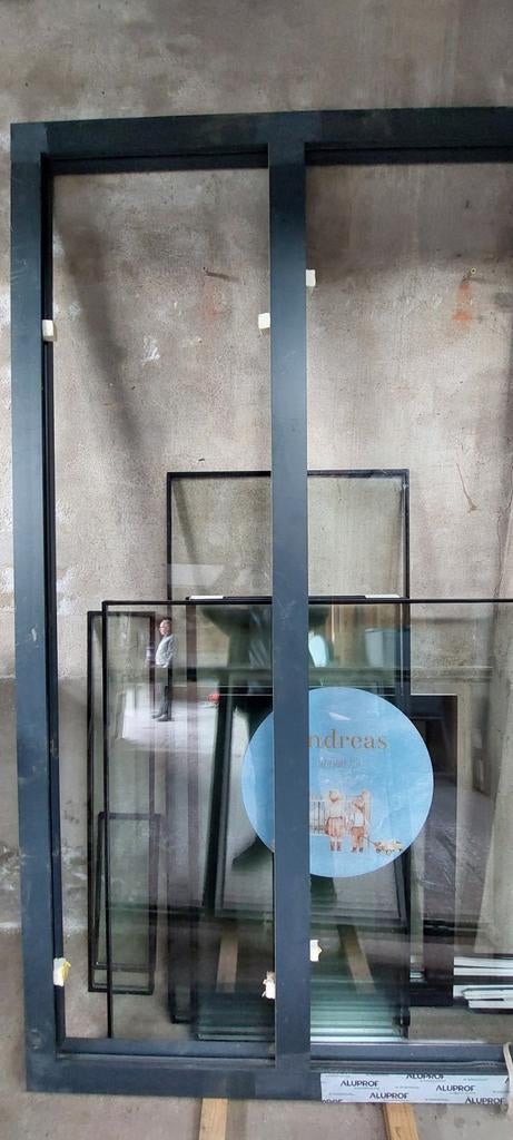aluminium kozijn, Ophalen, Zo goed als nieuw, Glas, Minder dan 200 cm