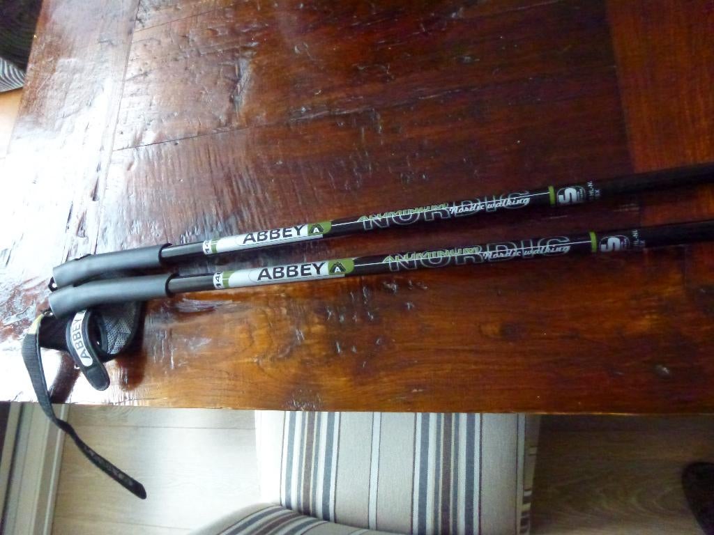 te koop ABBEY nordik stokken, Ophalen of Verzenden, Zo goed als nieuw, Wandelstok