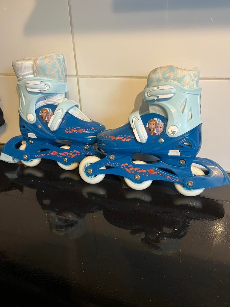 Frozen skeelers verstelbaar maat 27 t/m 30, Ophalen, Verstelbaar, Gebruikt, Kinderen