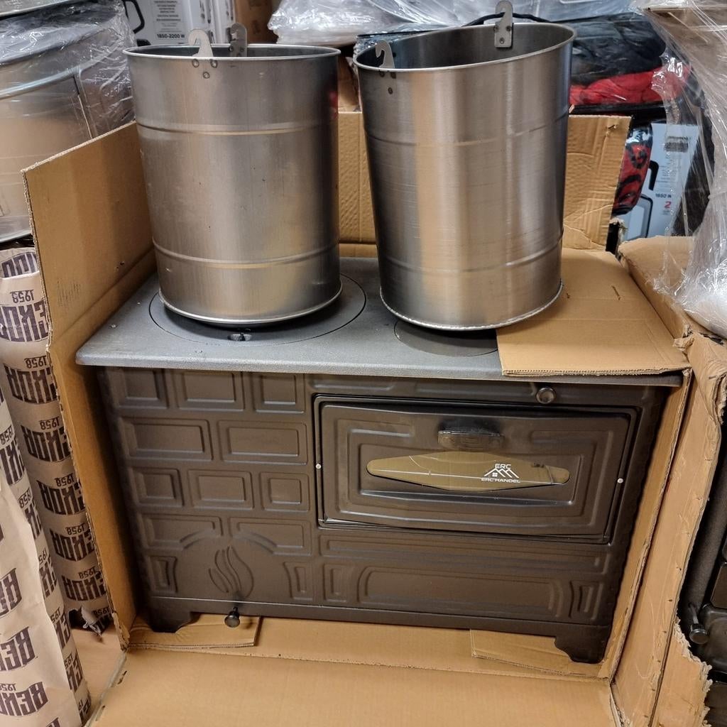 Houtkachel met oven, Huis en Inrichting, Kachels, Erc, Bazid, Ophalen of Verzenden, Hout