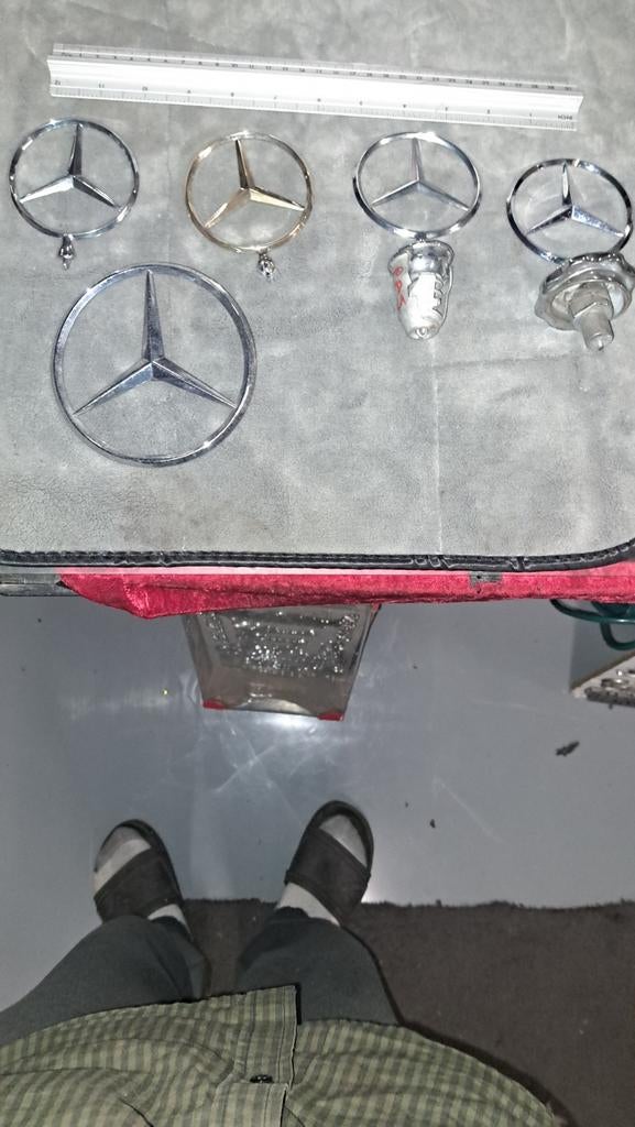 BMW & Mercedes Motorkap Emblemen Chroom/Goud, Ophalen of Verzenden, BMW