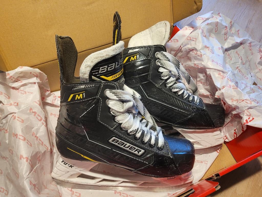 Schaatsen Bauer Supreme M1, Ophalen of Verzenden, Zo goed als nieuw, Schaatsen