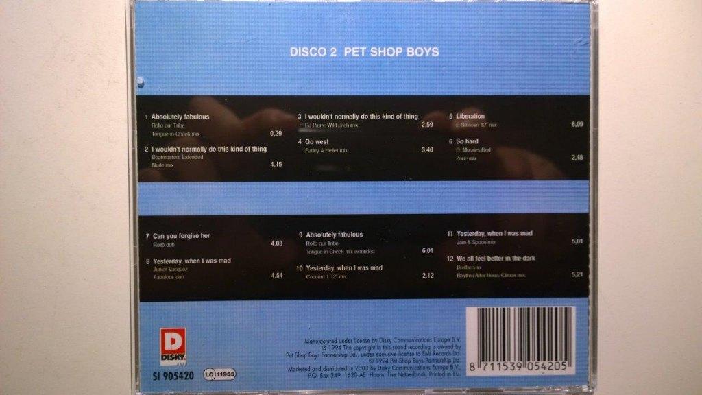 Pet Shop Boys - Disco 2, Ophalen of Verzenden, Zo goed als nieuw