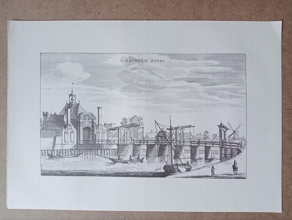 Jacob Meurs Gravure 1975 St Antonius Anthonis, Antiek en Kunst, Ophalen of Verzenden
