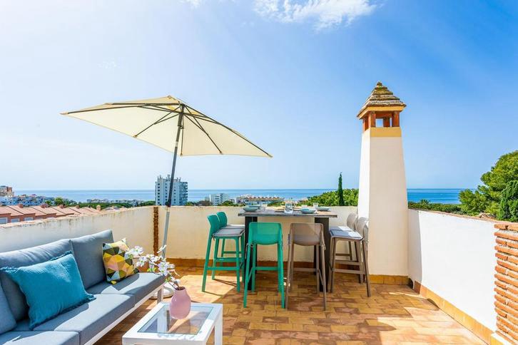 Last minute korting! Appartement Mijas (Malaga) met zeezicht, Vakantie, Vakantiehuizen | Spanje, 2 slaapkamers, Appartement, Costa del Sol