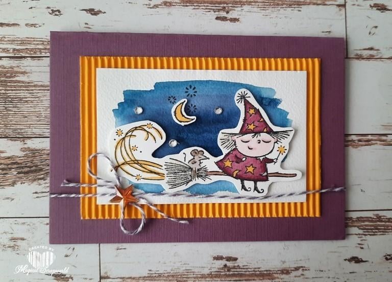 kaart Stampin' up! heksje, Ophalen of Verzenden, Nieuw, Overige thema's
