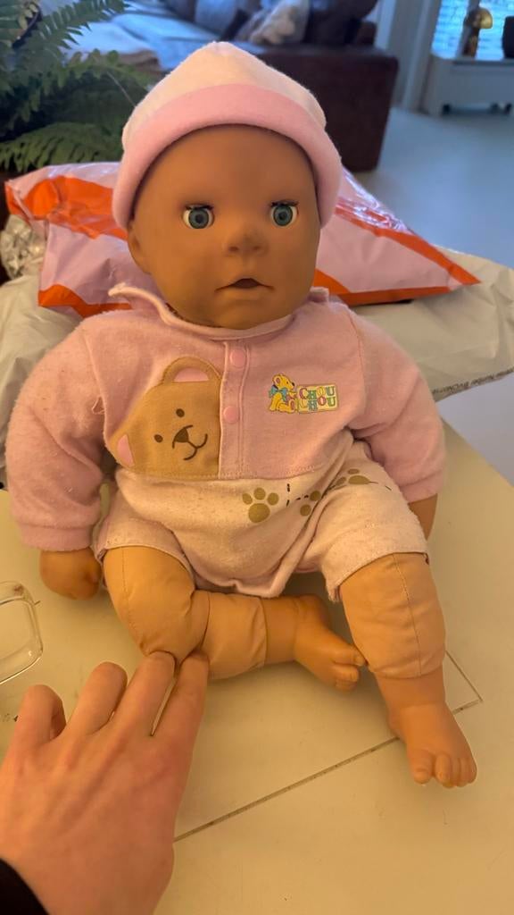 Vintage Chou Chou Babypop, Kinderen en Baby's, Speelgoed | Poppen, Ophalen of Verzenden, Gebruikt, Babypop