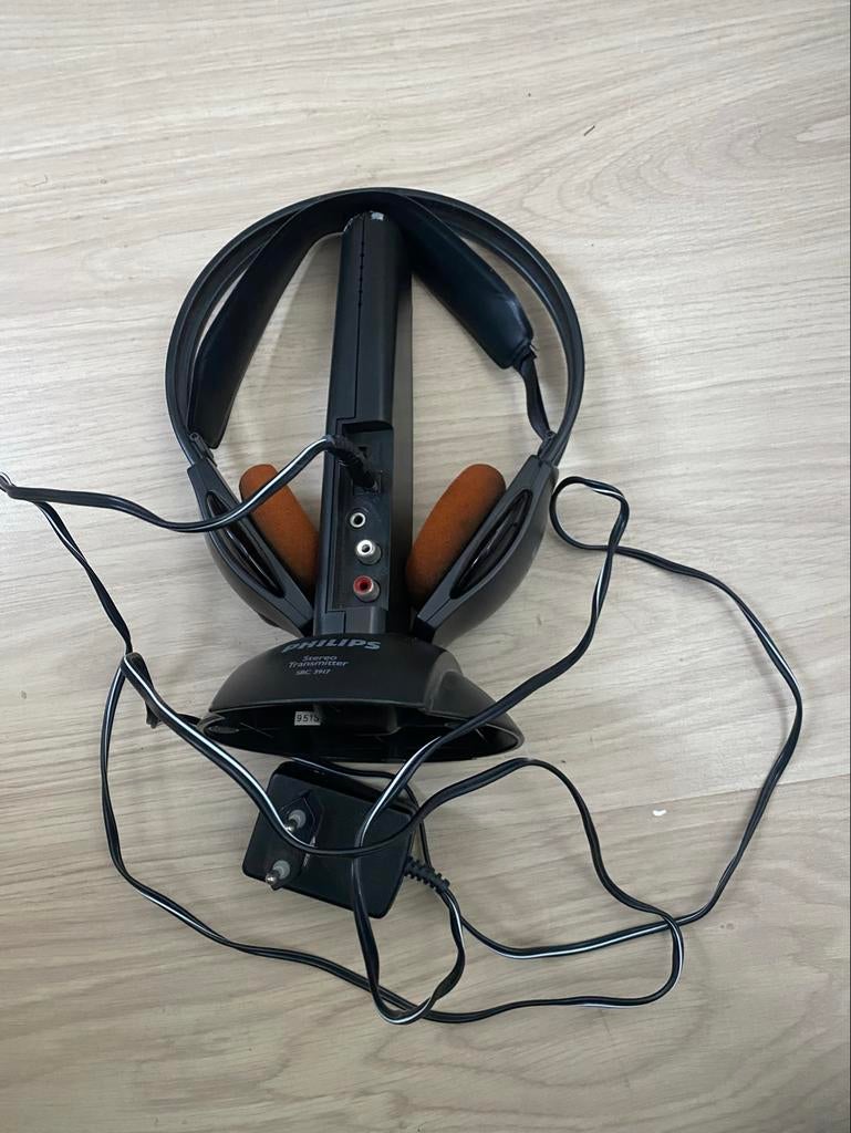 Philips SBC 3917 Draadloze Hoofdtelefoon, Philips, Gebruikt, Ophalen of Verzenden, Over oor (circumaural)