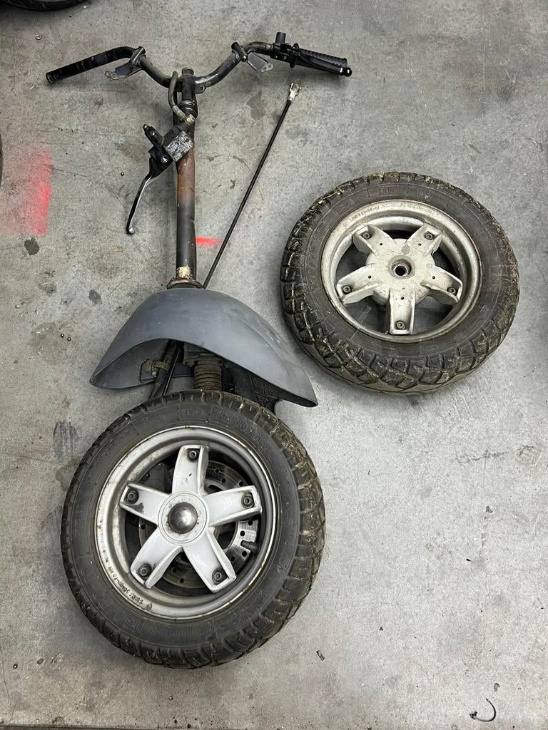Sp vork met moter velgen, Fietsen en Brommers, Brommeronderdelen | Scooters, Ophalen of Verzenden, Gebruikt, Overige typen, Piaggio
