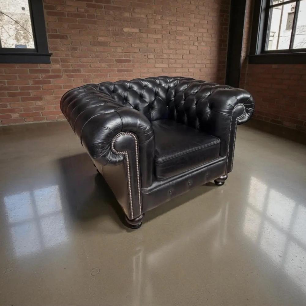 Chesterfield Haaglanden Top kwaliteit en service, Nieuw, Ophalen of Verzenden, Vierpersoons of meer, Leer