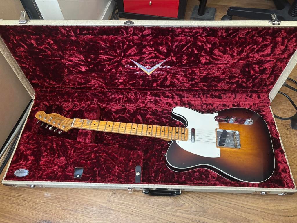 Fender Custom Shop Telecaster Sunburst(Limited Edition), Muziek en Instrumenten, Snaarinstrumenten | Gitaren | Elektrisch, Ophalen