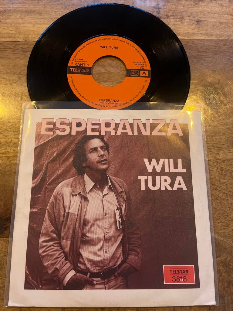 Will Tura - Esperanza - 7" Single, 7 inch, Single, Ophalen of Verzenden, Zo goed als nieuw