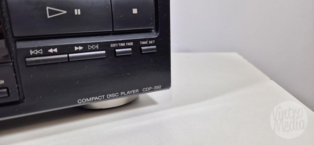 Sony CDP-392 CD-Speler | CD | 6 Maanden Garantie, Ophalen of Verzenden, Refurbished, Sony