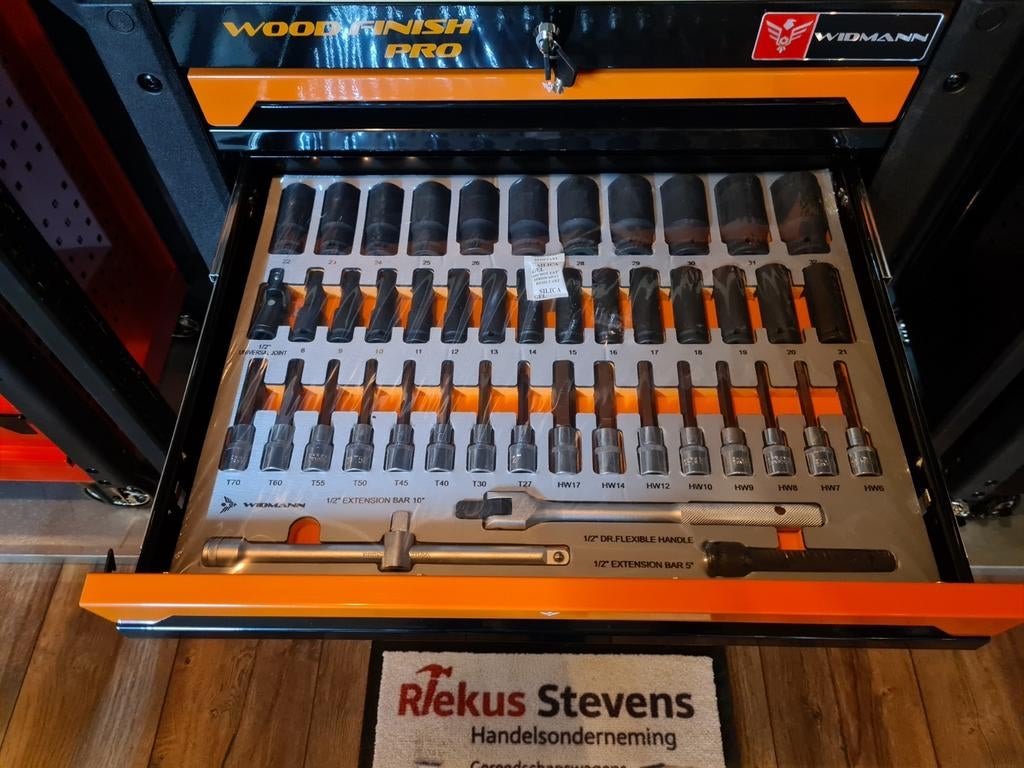 widmann gereedschapwagen 7 laden vol gereedschap, Ophalen of Verzenden, Nieuw