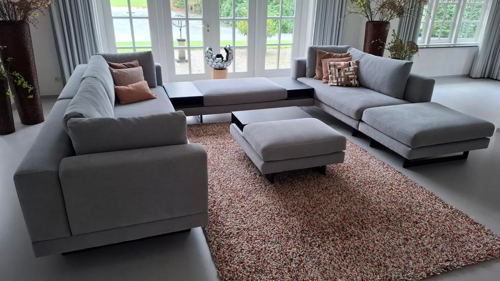 Moderne Designer Hoekbank, Ophalen, 100 tot 125 cm, Hoekbank, 300 cm of meer