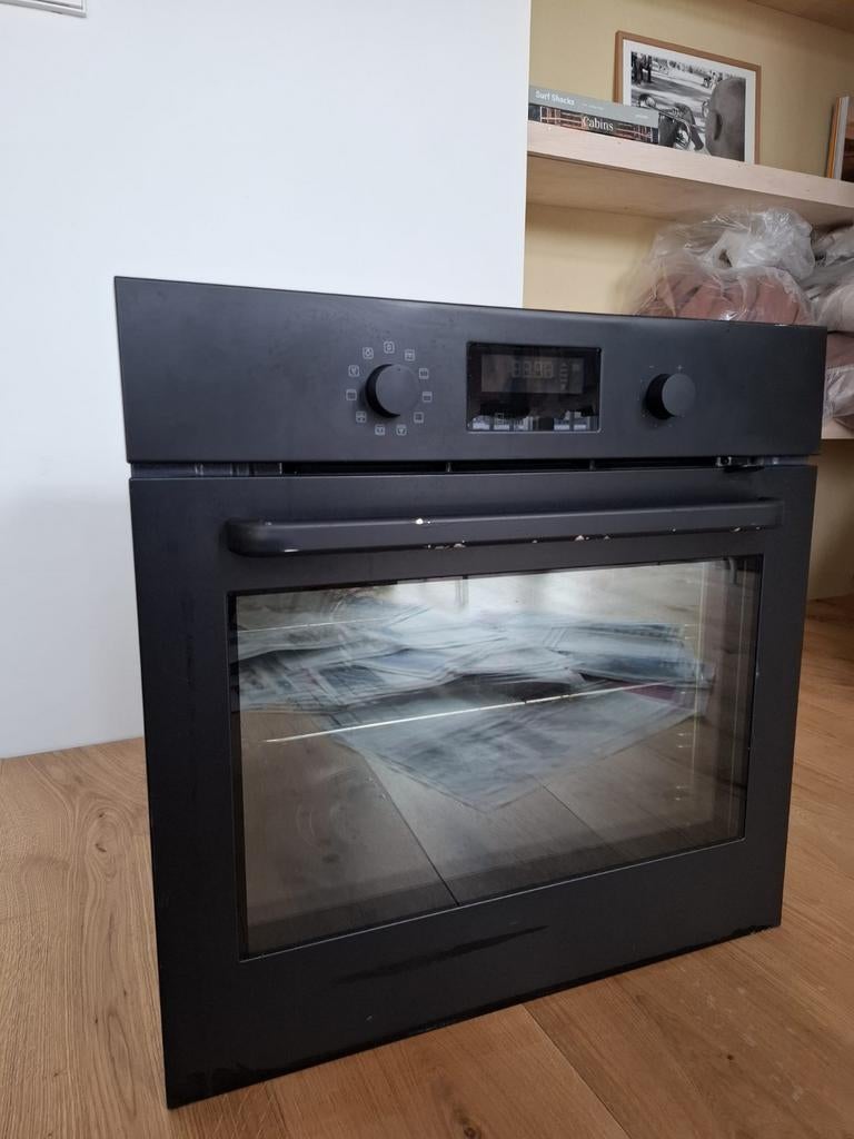 Heteluchtoven (mat zwart) - Eftersmak hetelov IKEA, Witgoed en Apparatuur, Ovens, Ophalen, Zo goed als nieuw