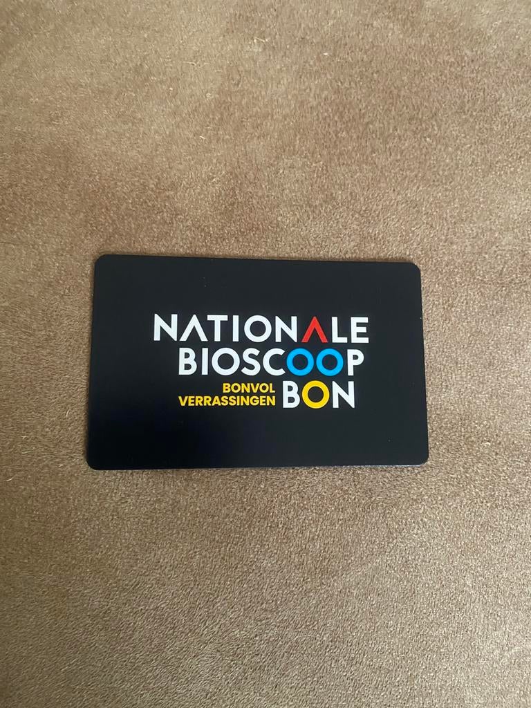 Nationale bioscoopbon, Eén persoon, Cadeaubon