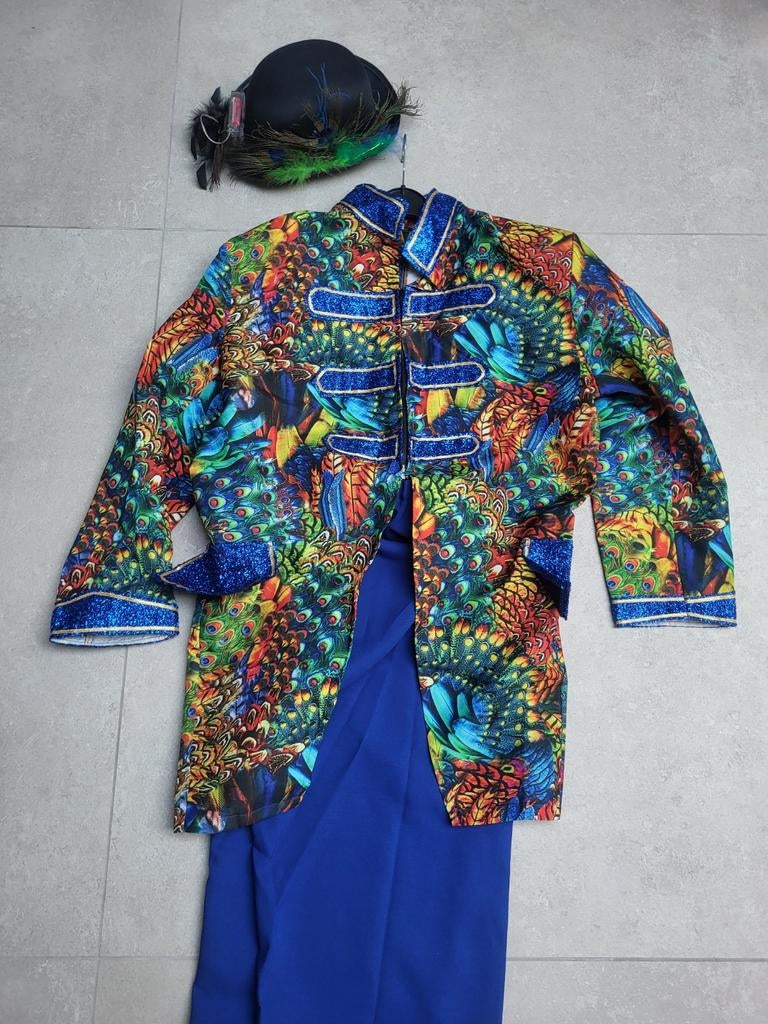 Carnavalsjas XL, Ophalen of Verzenden, Zo goed als nieuw, Carnaval, Kleding