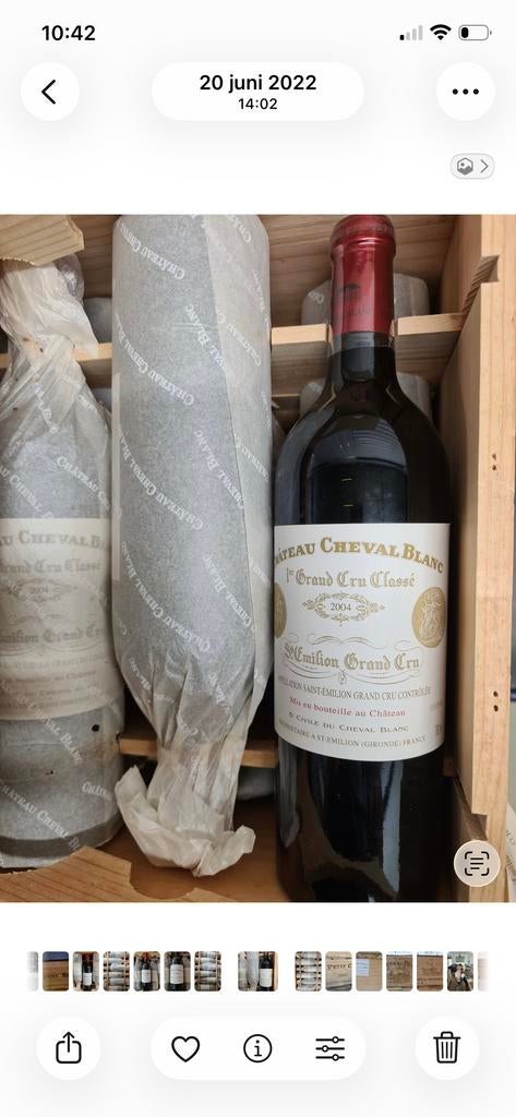 Château Cheval Blanc 2004 - Saint-Émilion Grand Cru, Frankrijk, Nieuw, Ophalen of Verzenden, Rode wijn