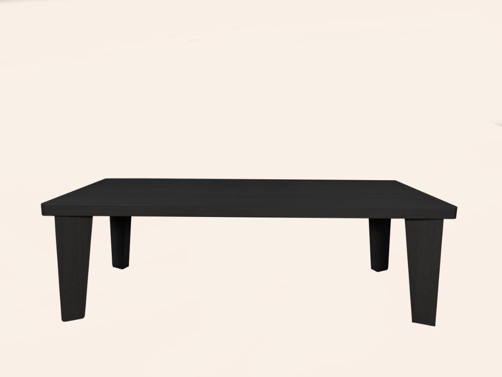 Muuto Tafel zwart bij TheReSales, Huis en Inrichting, Tafels | Eettafels, Ophalen, Design, 200 cm of meer, 50 tot 100 cm