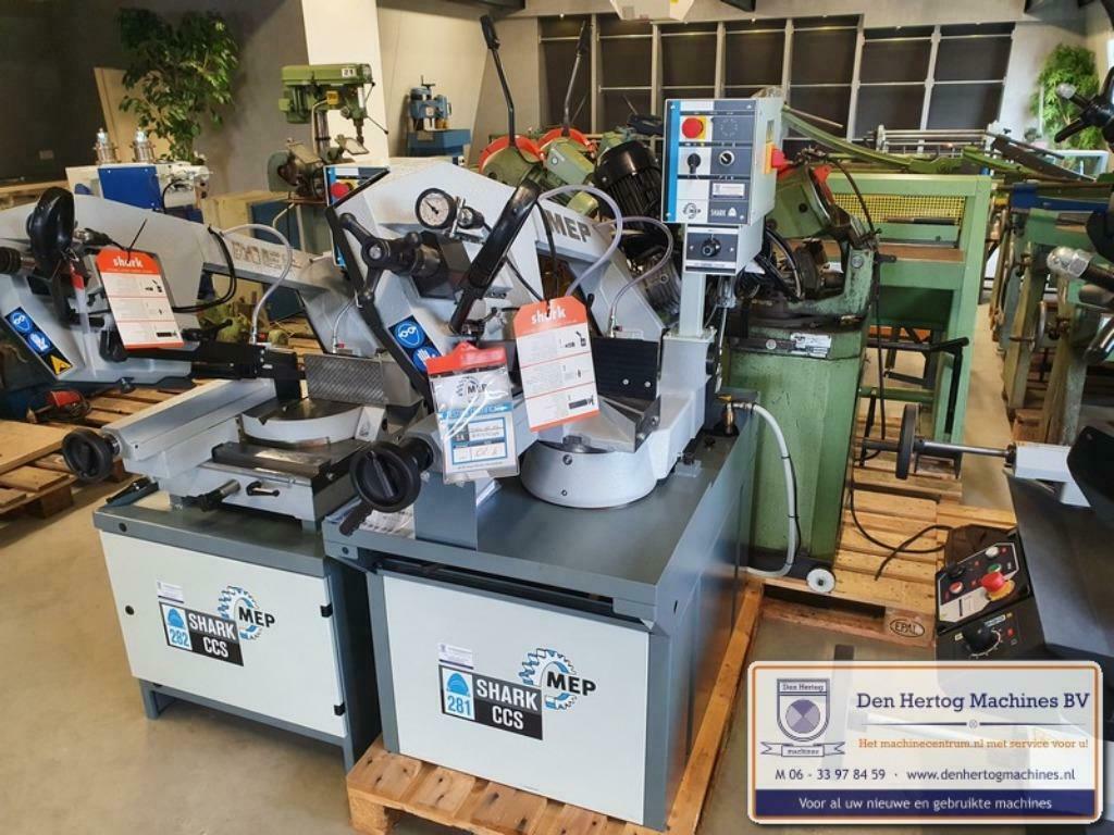 Demo Mep Shark 281 CCS bandzaag lintzaag zaagmachines 400V, Ophalen, 70 mm of meer, Overige typen, 1200 watt of meer