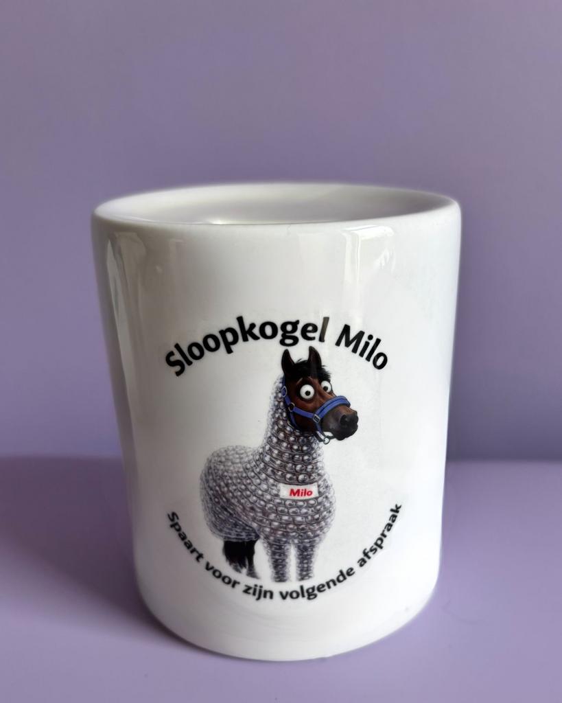 Gepersonaliseerde spaarpot met afbeelding, Verzamelen, Spaarpotten, Sticker and style, Sticker and style, Steen, Aardewerk of Keramiek